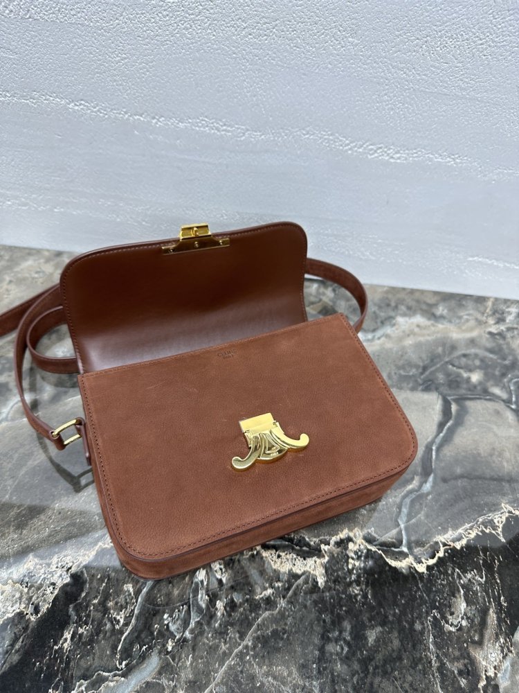 Сумка TEEN TRIOMPHE Medium замшевая 22 см фото 8