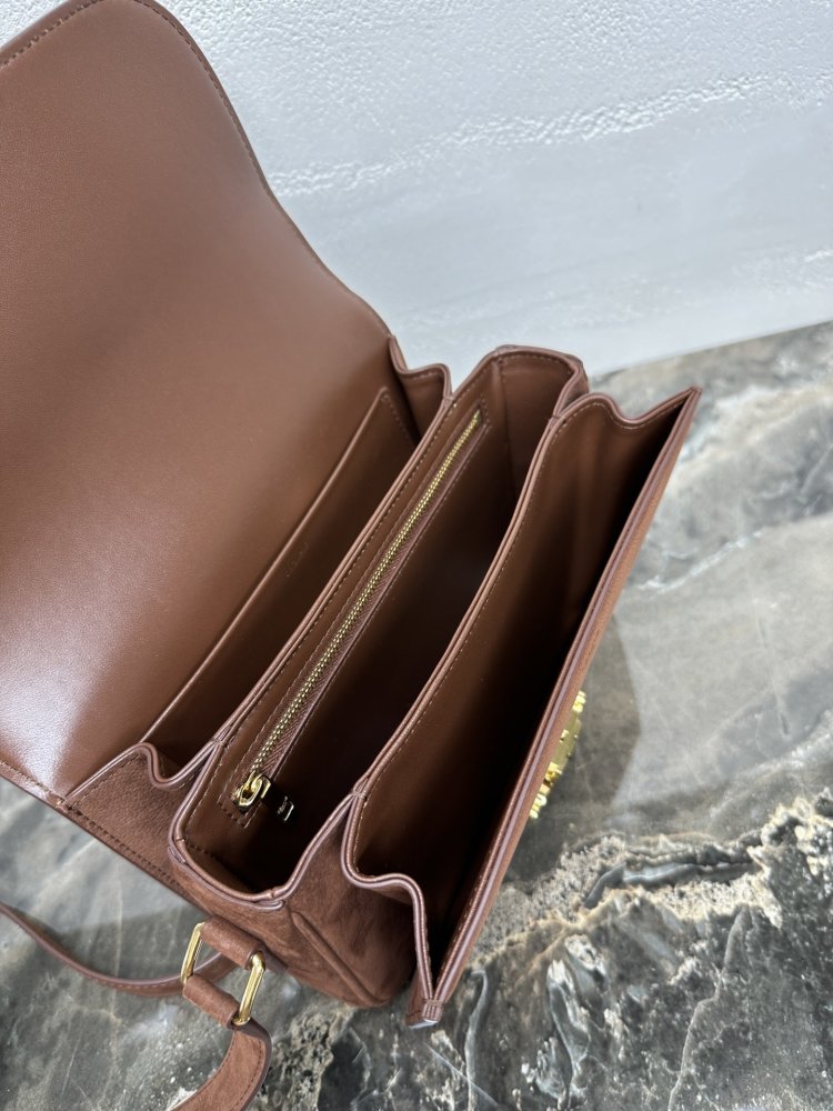 Сумка TEEN TRIOMPHE Medium замшевая 22 см фото 9