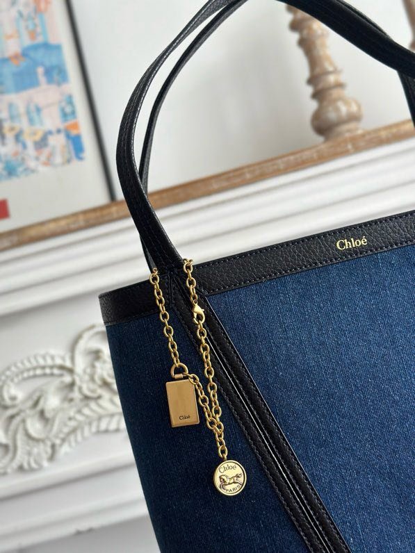 Сумка тоут Chloe Spin 27 см фото 7