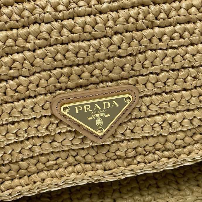 Сумка тоут из рафии 33 см фото 6