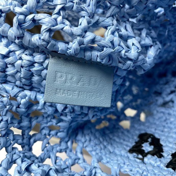 Сумка тоут з рафии 36 см фото 2