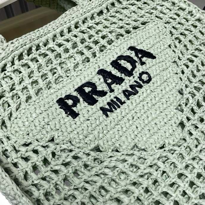 Сумка тоут из рафии 36 см фото 2