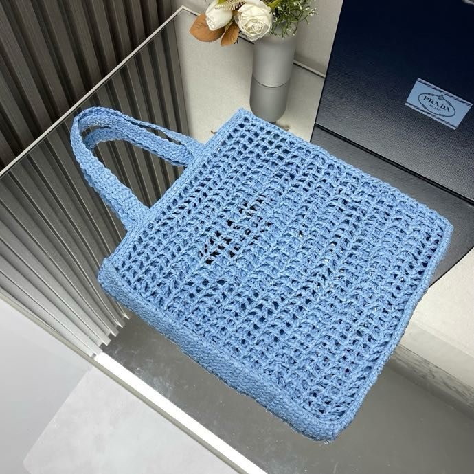 Сумка тоут з рафии 36 см фото 3