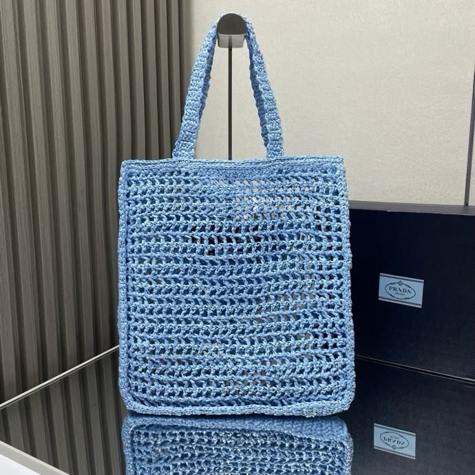 Сумка тоут з рафии 36 см фото 4