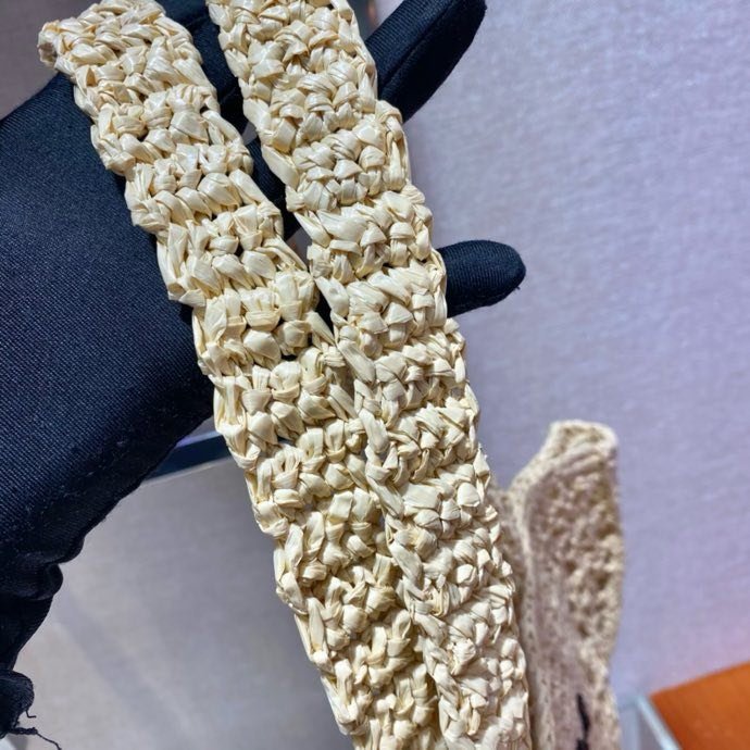 Сумка тоут з рафии 36 см фото 7