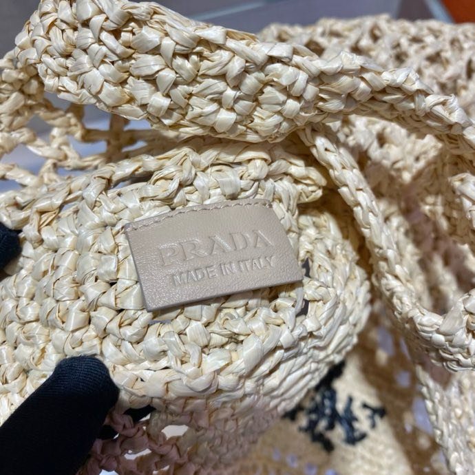 Сумка тоут з рафии 36 см фото 9