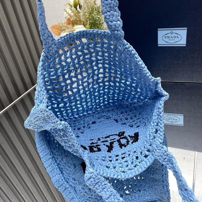 Сумка тоут з рафии 36 см фото 9