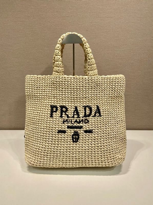 Сумка тоут из рафии 47 см