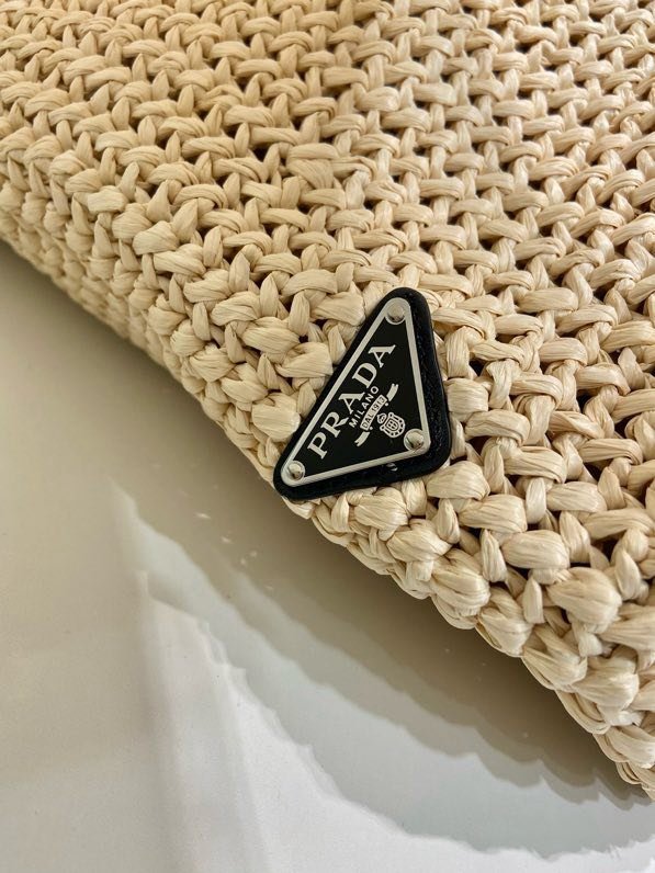 Сумка тоут из рафии 47 см фото 3