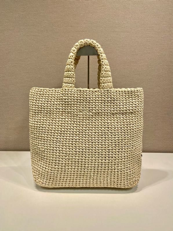 Сумка тоут из рафии 47 см фото 5
