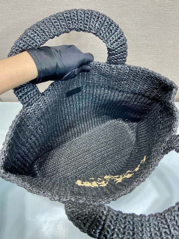 Сумка тоут из рафии 47 см фото 9