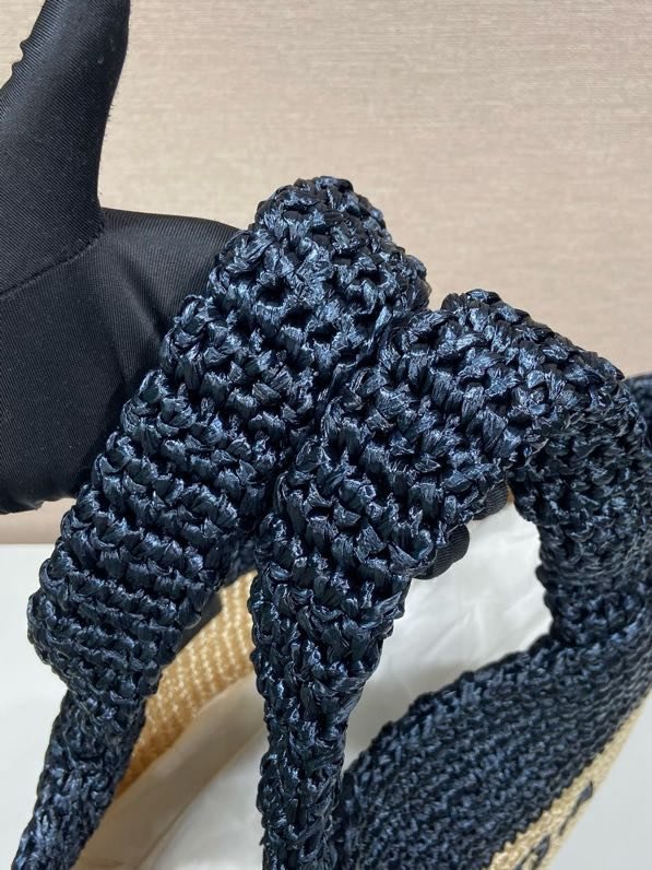 Сумка тоут из рафии 49 см фото 4