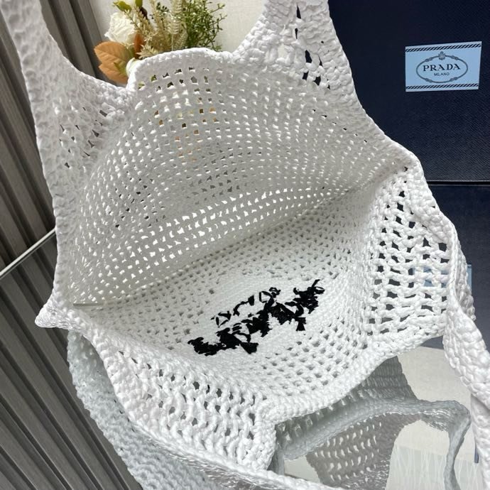 Сумка тоут из рафии 51 см фото 3