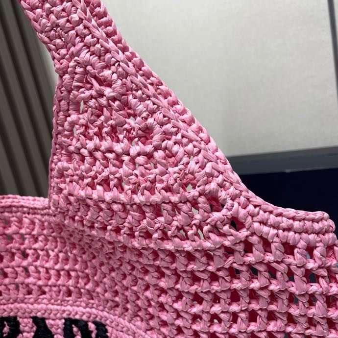 Сумка тоут из рафии 51 см фото 3