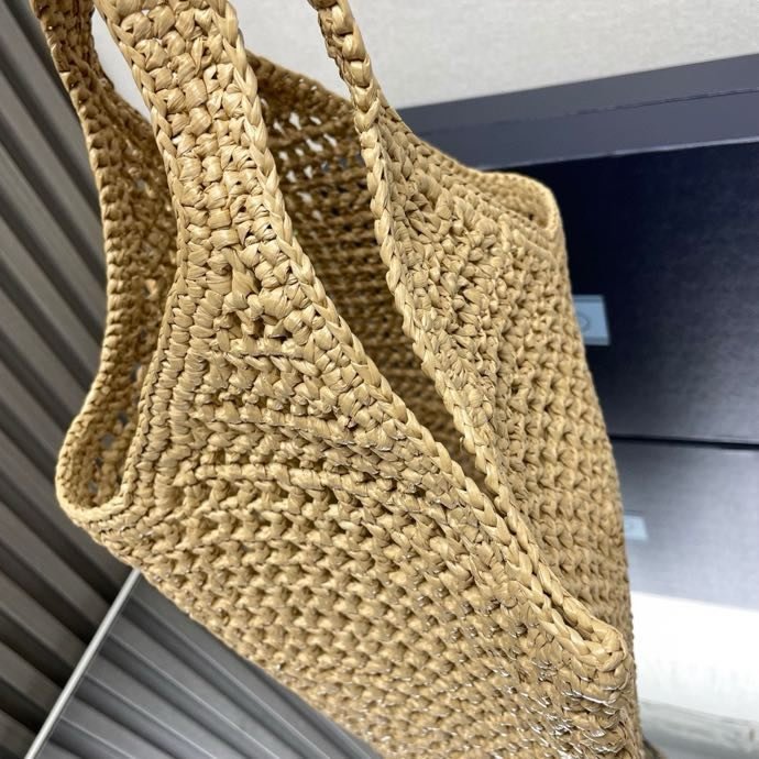 Сумка тоут из рафии 51 см фото 4