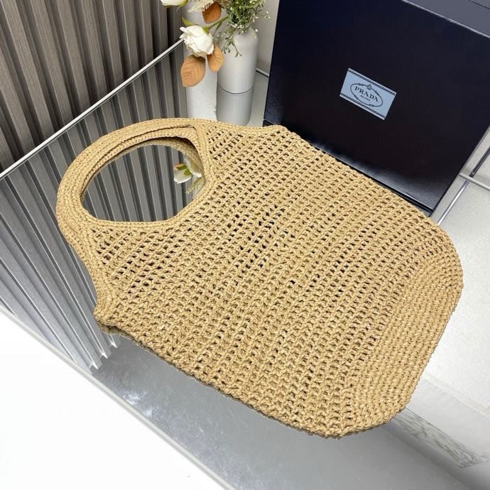 Сумка тоут из рафии 51 см фото 7