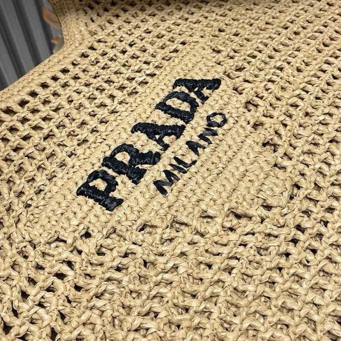 Сумка тоут из рафии 51 см фото 8