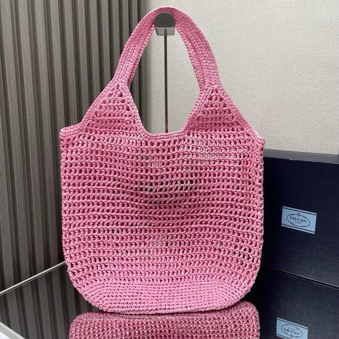 Сумка тоут из рафии 51 см фото 9