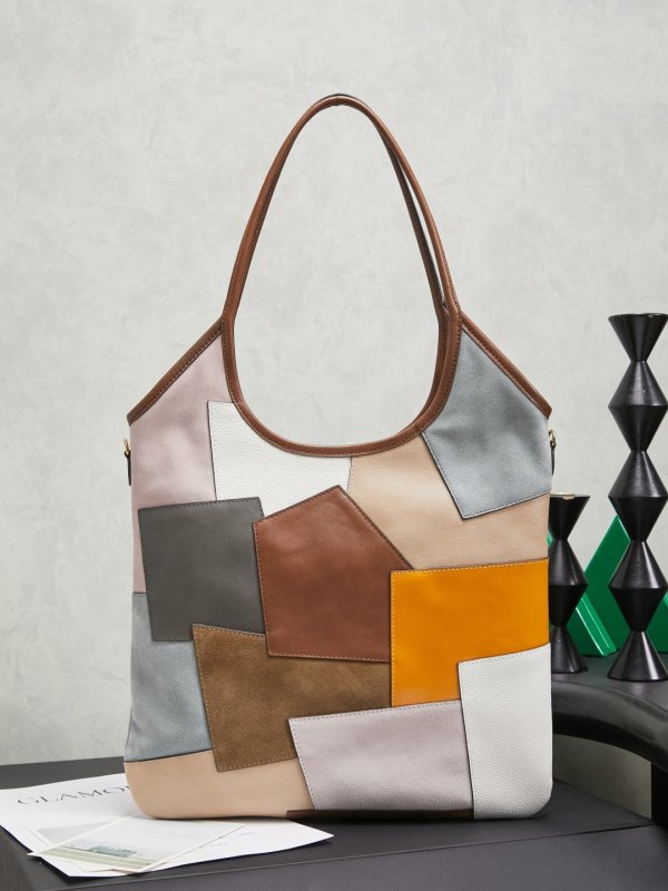 Сумка тоут кожаная 35 см фото 2