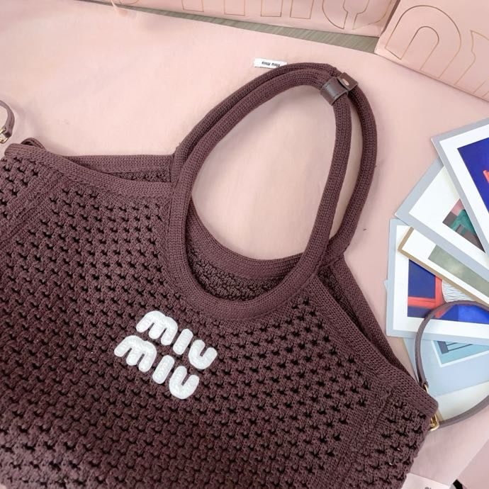 Сумка тоут Miu Isetan 28 см фото 6