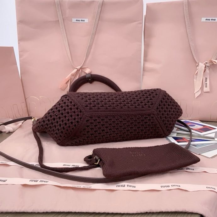 Сумка тоут Miu Isetan 28 см фото 8