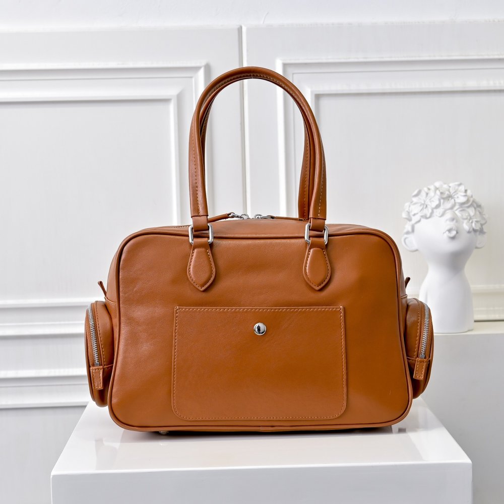 Сумка тоут Pocket кожаная на молнии 31 см фото 3