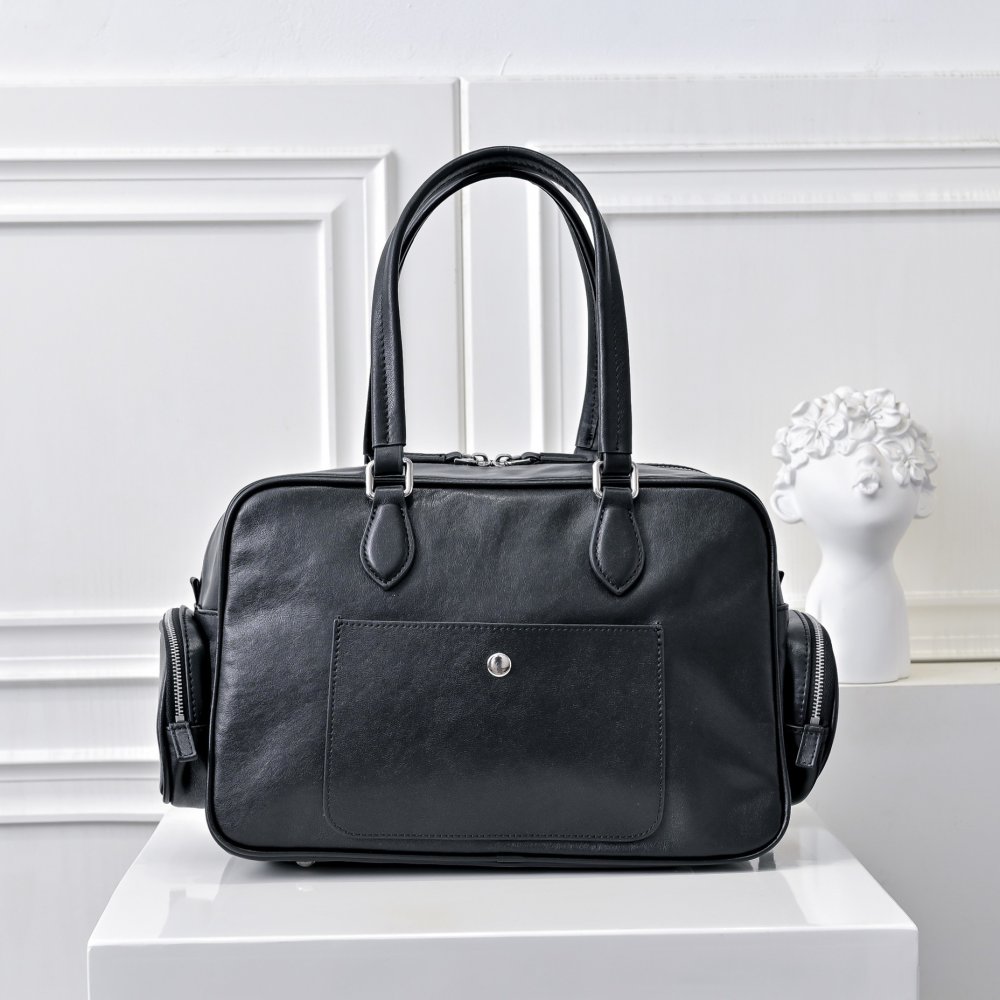 Сумка тоут Pocket кожаная на молнии 31 см фото 3