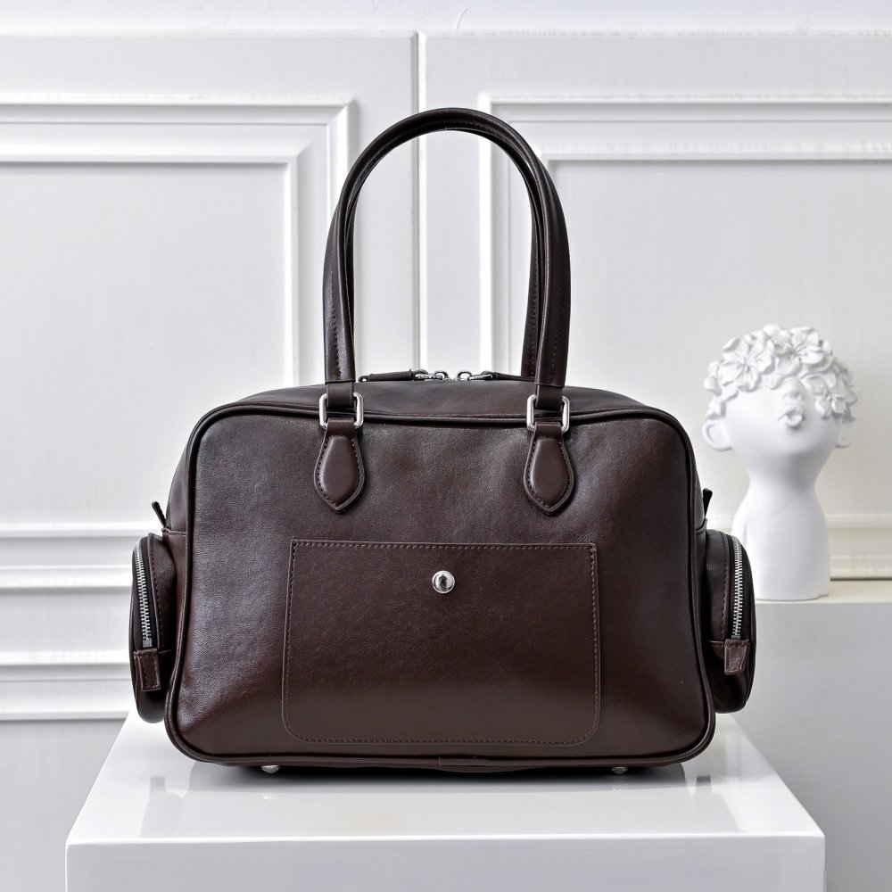 Сумка тоут Pocket кожаная на молнии 31 см фото 3