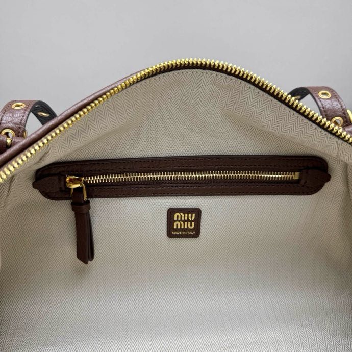 Сумка тоут с люверсами женская 36 см фото 3