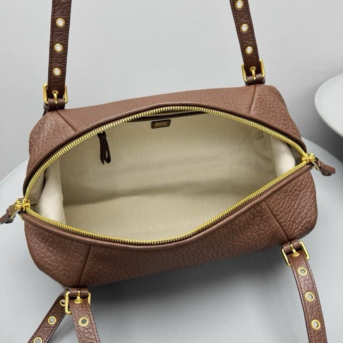 Сумка тоут с люверсами женская 36 см фото 9