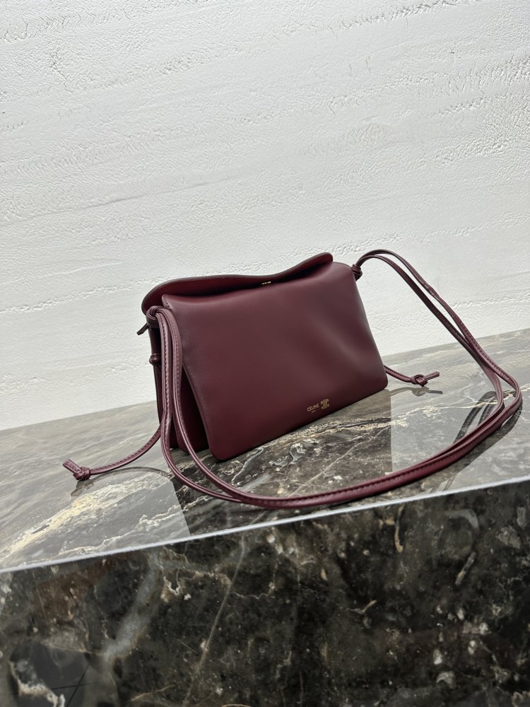 A bag TRIO FLAP leather 22 cm фото 2