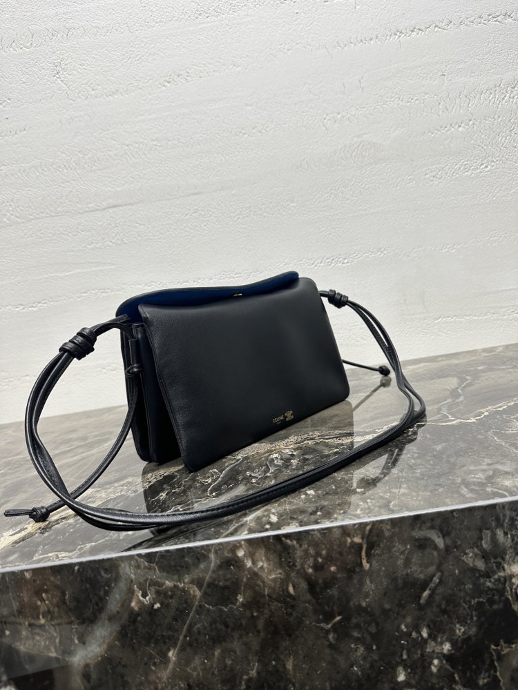 A bag TRIO FLAP leather 22 cm фото 2