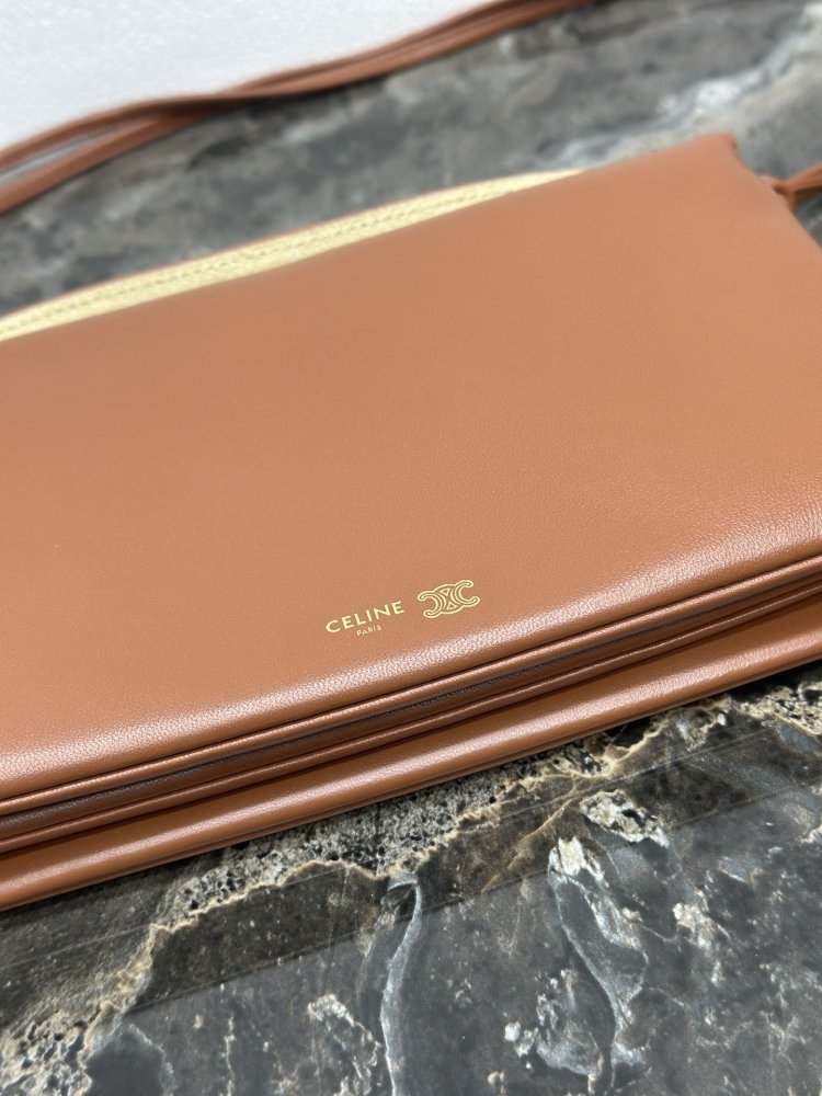 A bag TRIO FLAP leather 22 cm фото 6