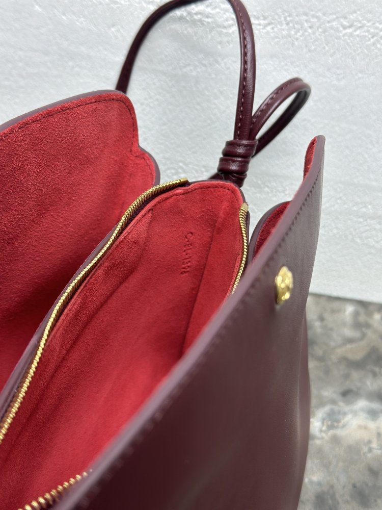 A bag TRIO FLAP leather 22 cm фото 9