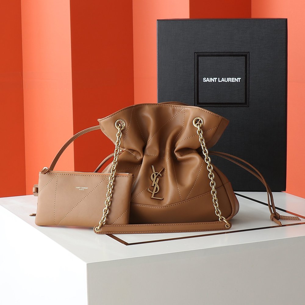 Сумка ведро Jamie Large кожаная 25 см