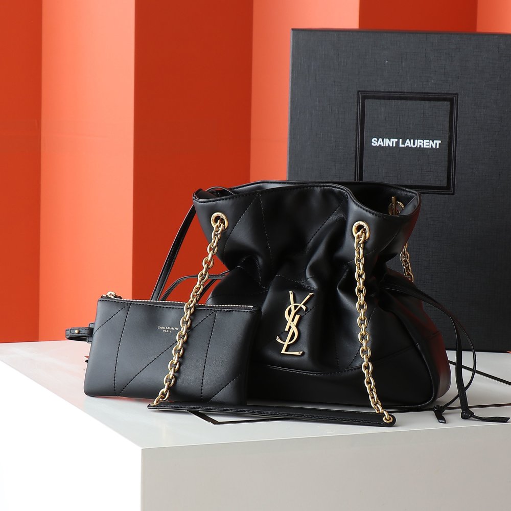 Сумка ведро Jamie Large кожаная 25 см