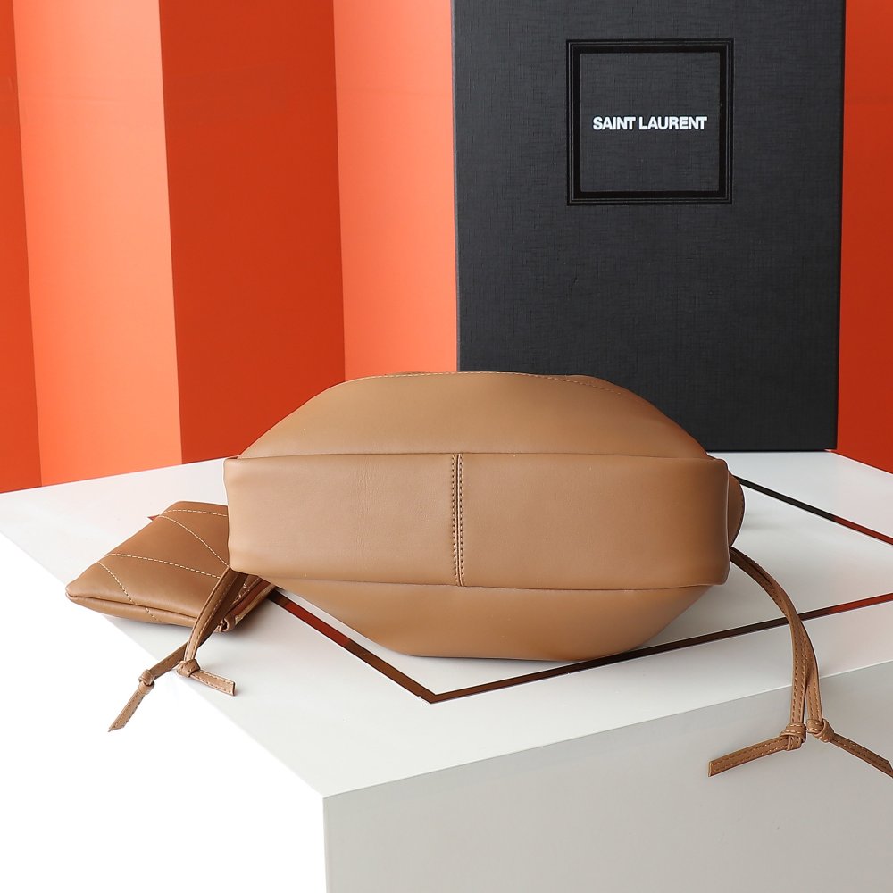 Сумка ведро Jamie Large кожаная 25 см фото 8