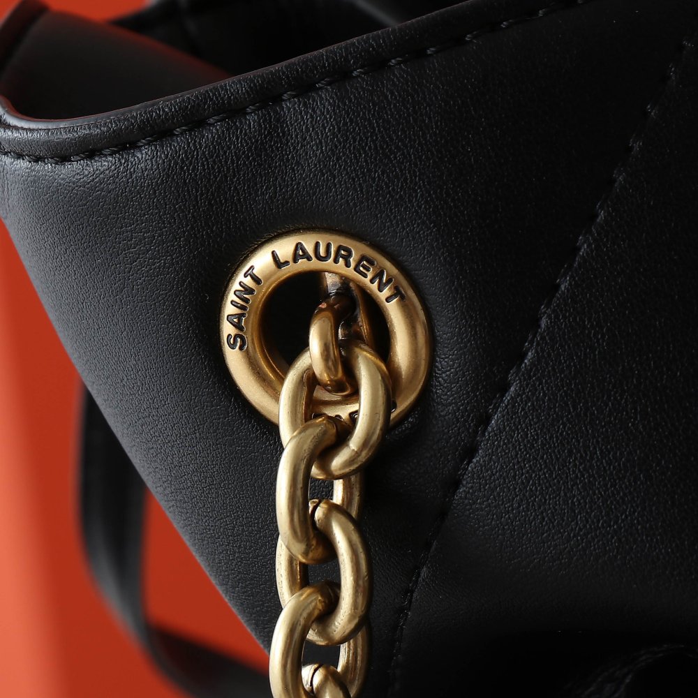 Сумка ведро Jamie Large кожаная 25 см фото 8