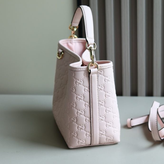 Сумка ведро кожаная 18 см фото 2