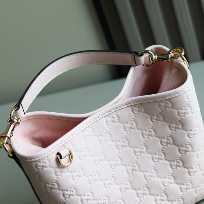 Сумка ведро кожаная 18 см фото 7