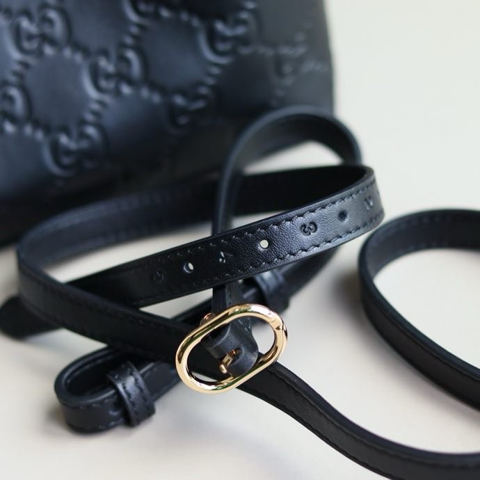 Сумка ведро кожаная 18 см фото 7