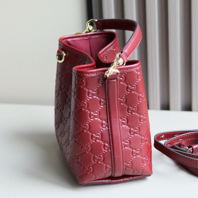 A bag bucket leather 18 cm фото 8