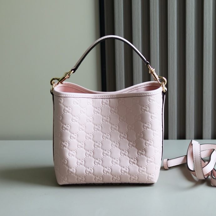 Сумка ведро кожаная 18 см фото 9