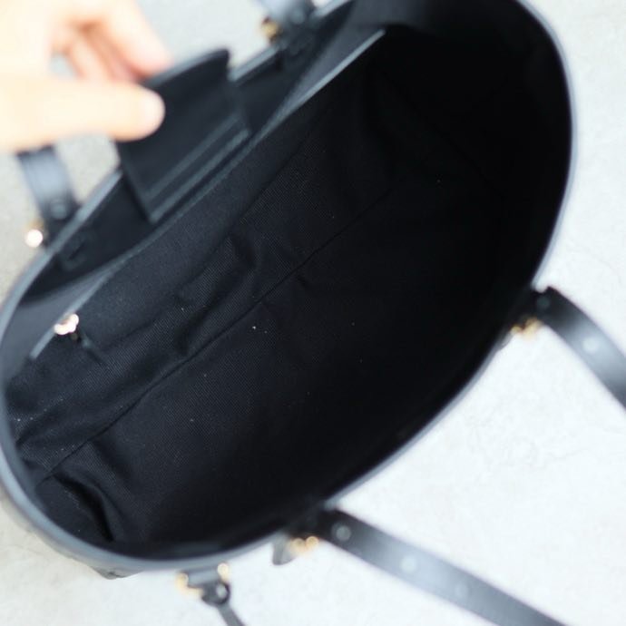 Сумка ведро кожаная 25 см фото 5