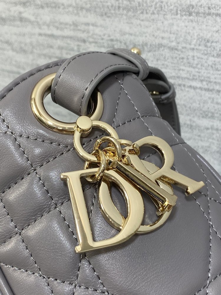 Сумка відро шкіряна Dior Caro 17 см фото 4