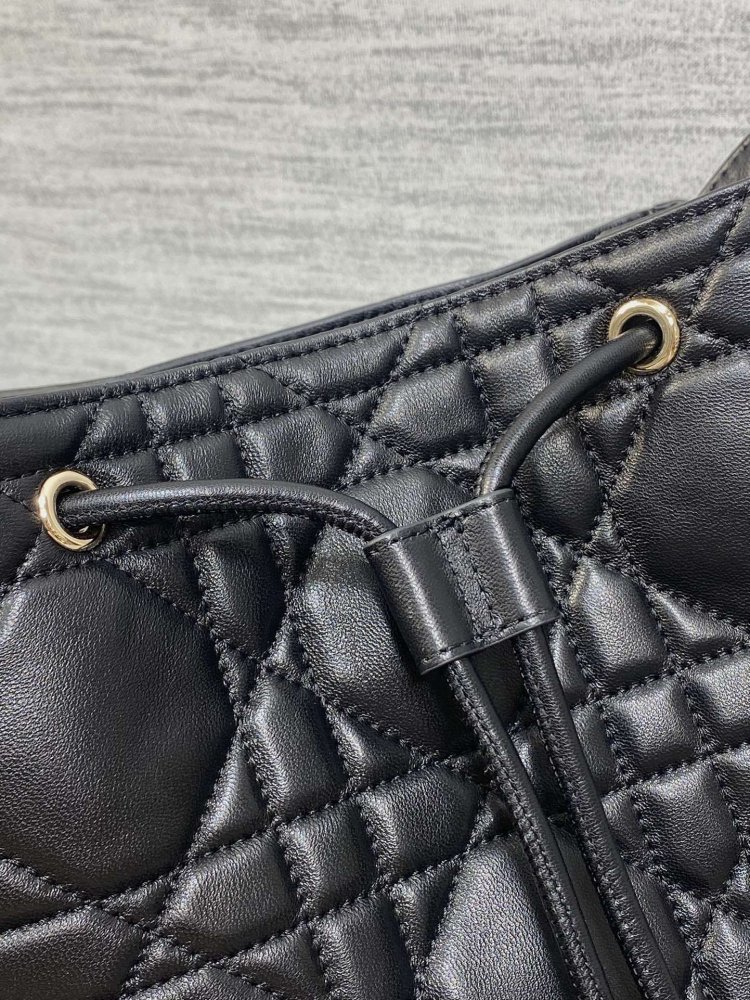 Сумка відро шкіряна Dior Caro 23 см фото 3