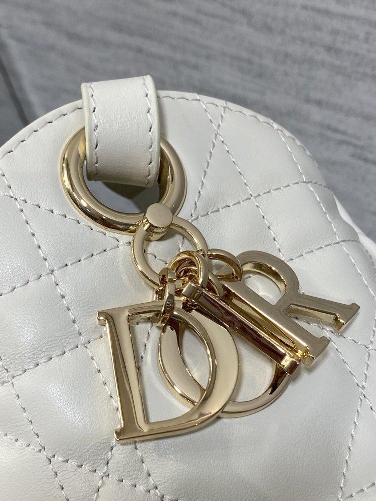 Сумка відро шкіряна Dior Caro 23 см фото 4