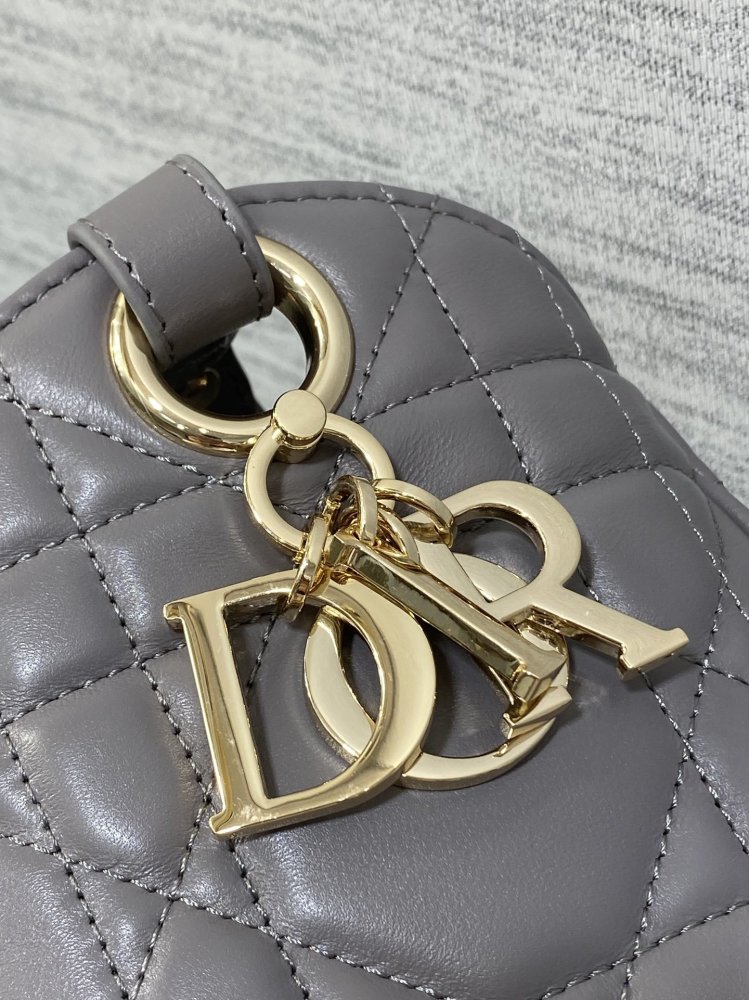 Сумка відро шкіряна Dior Caro 23 см фото 4