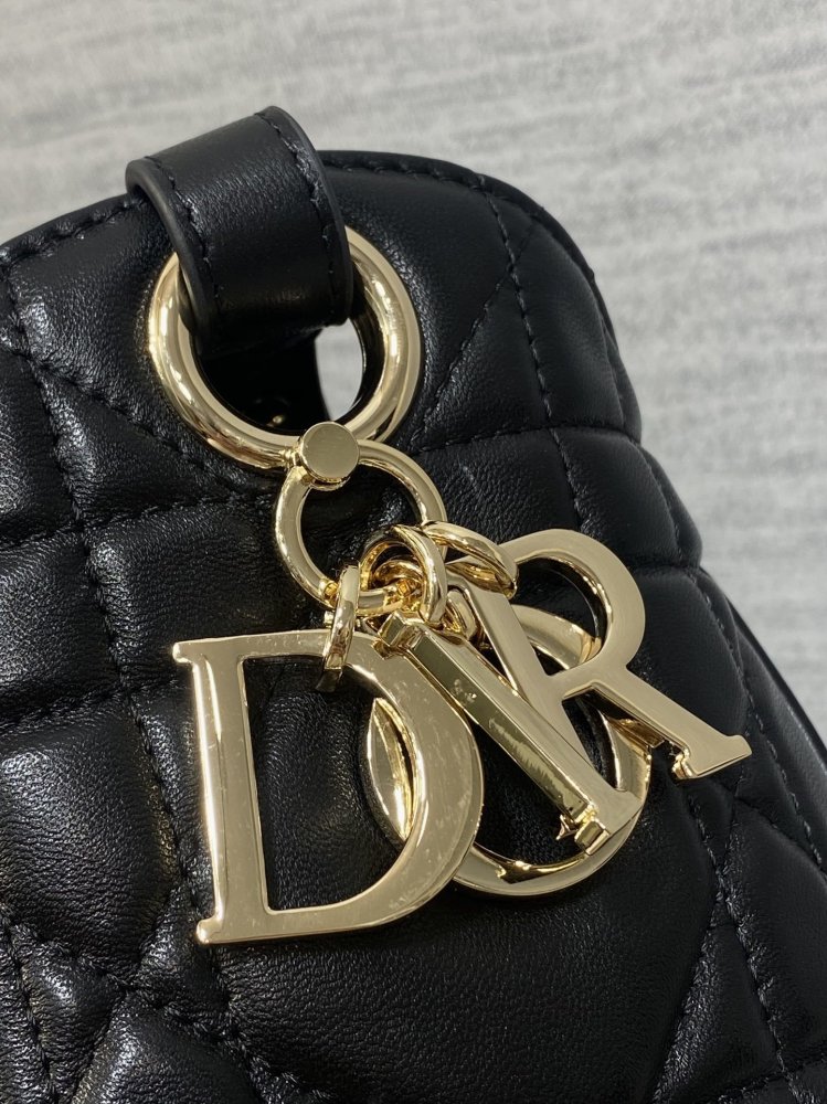 Сумка відро шкіряна Dior Caro 23 см фото 4