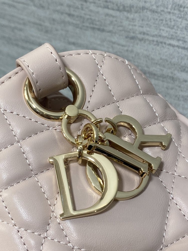 Сумка ведро кожаная Dior Caro 23 см фото 4